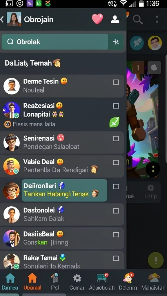 dewi5000 - Screenshot karakter baru yang tersedia dalam game.
