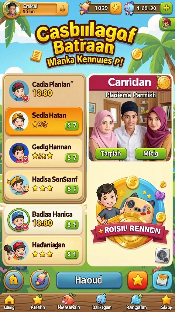 mpo1221 - Menunjukkan grafis yang indah dan detail permainan.