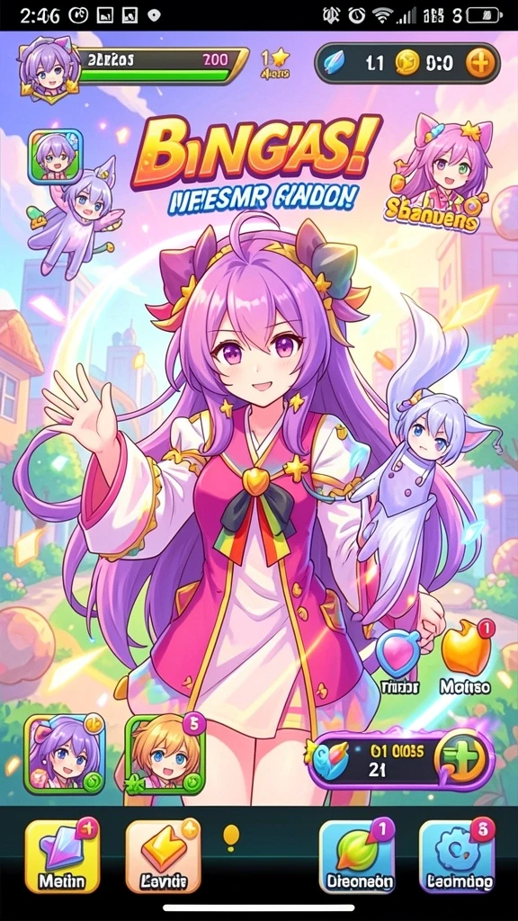 neko4d - Karakter unik dengan desain yang lucu.